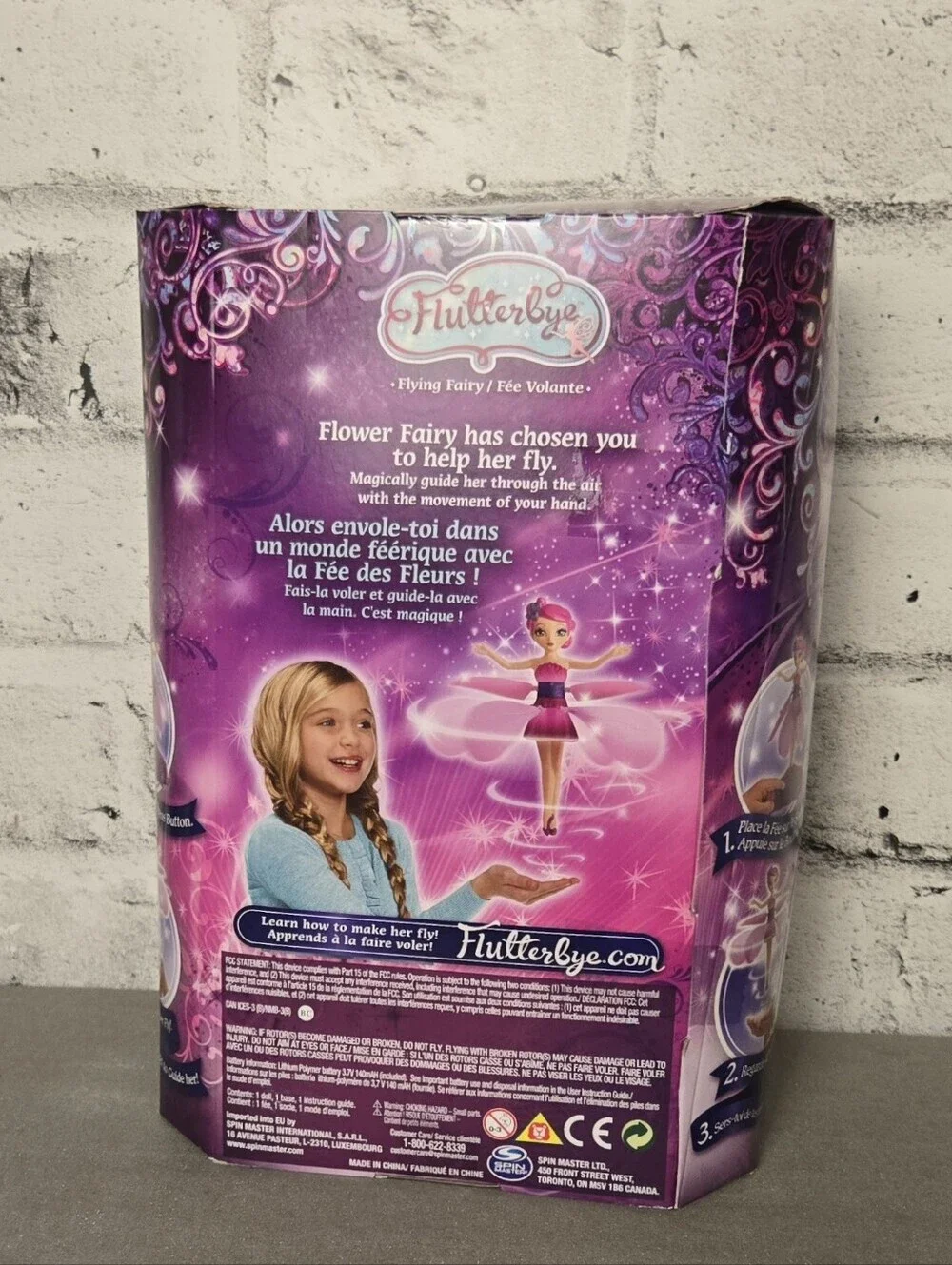 Flutterbye Flying Fairy Doll NIB Interactive Hover Fairy Spin Master